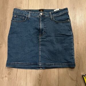 Lee Blue Denim Skirt Size 10